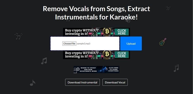 ai vocal remover online for free