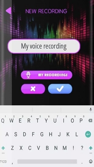 autotune vocal recording interface