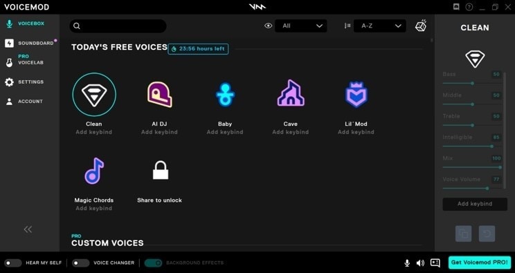 Stimme in verschiedene Versionen ändern