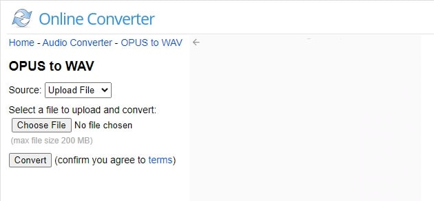 Opus to WAV Converter - Online Converter