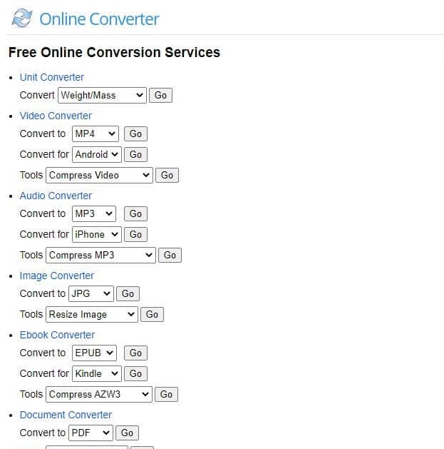 Convert MPEG to WMA online with Online Converter