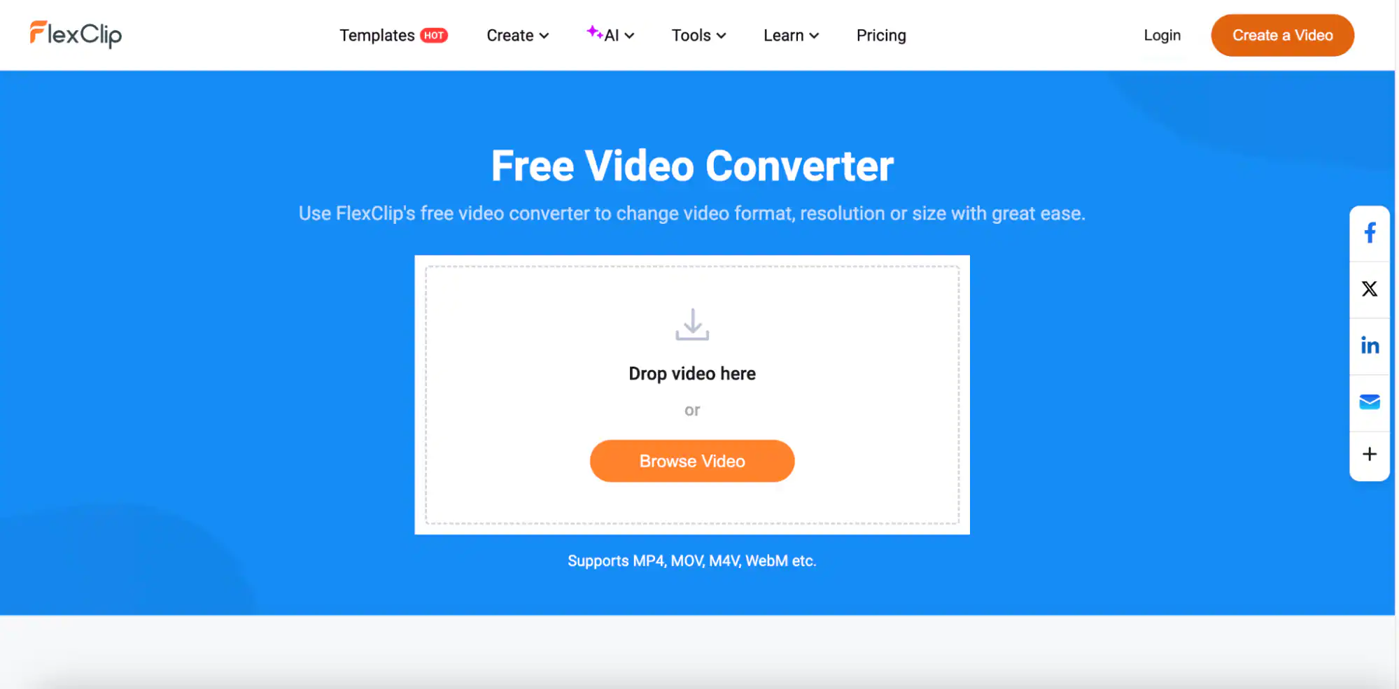 flexclip- 4k- video- converter