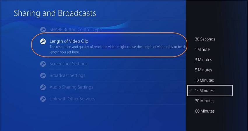 como grabar gameplay de ps4 para youtube configurar el temporizador de grabación