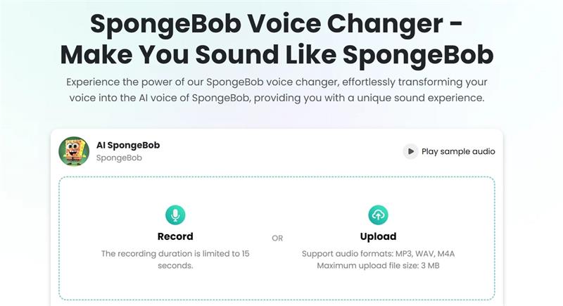 fakeyou spongebob voice generator