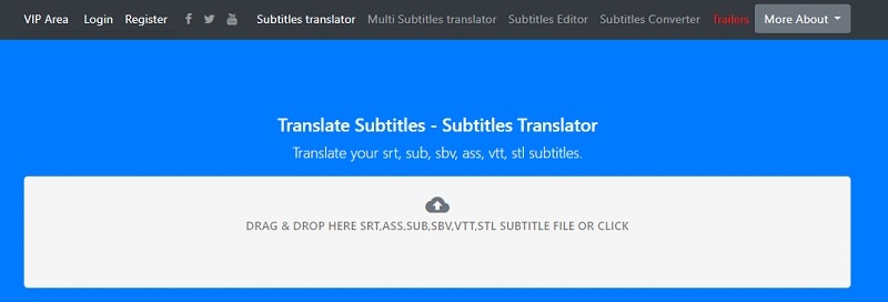 translate subtitles main window