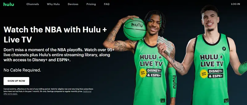 hulu main window