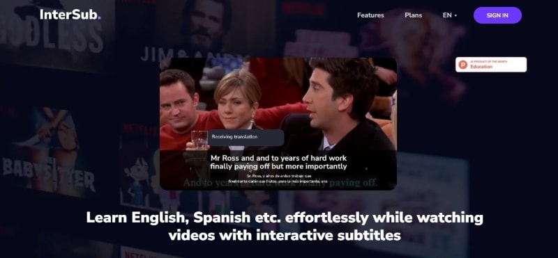 intersub translate videos with interactive subtitles