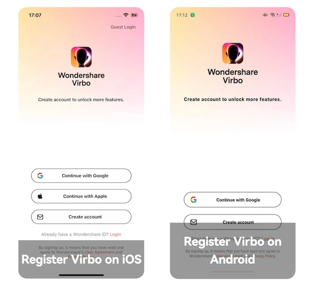 virbo for ios and android