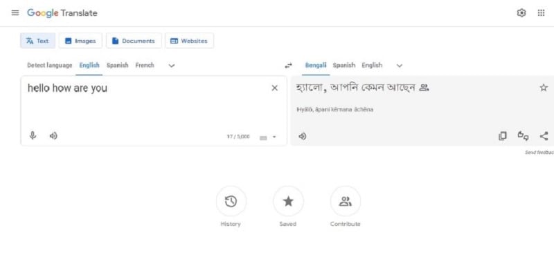 google translate voice to text online