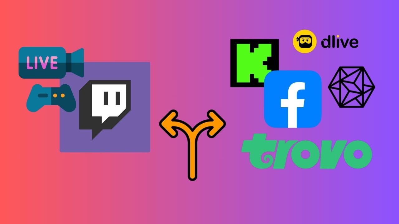 alternatives of twitch for game streaming