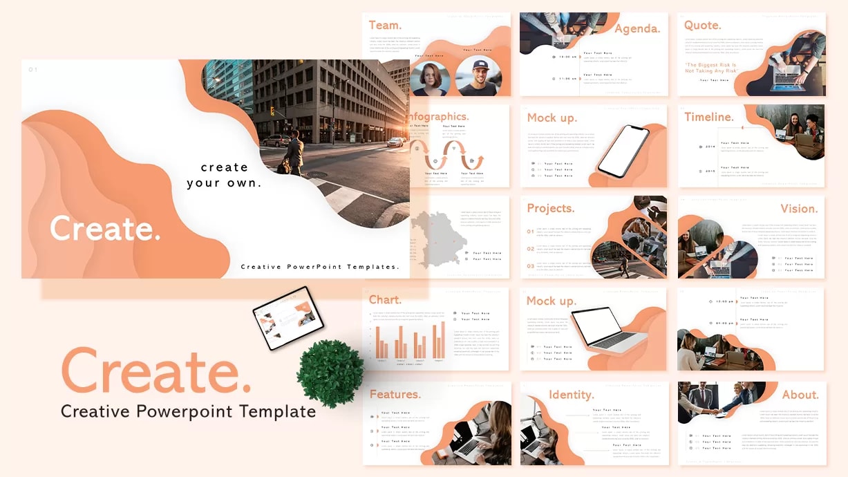 choose templates and slides