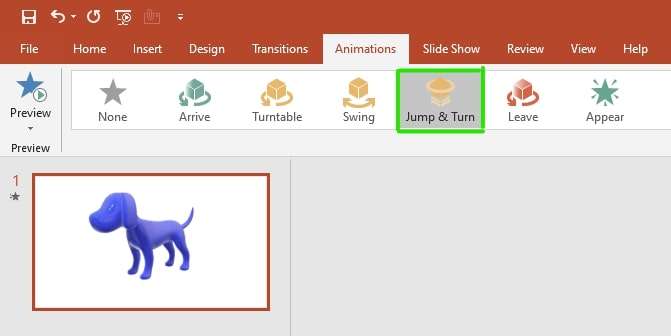 how to animate 3d models in powerpoint