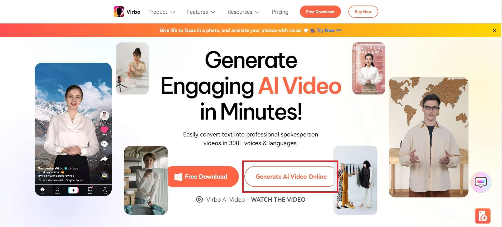 generate ai video online 