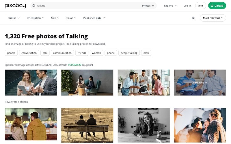 pixabay talking photos