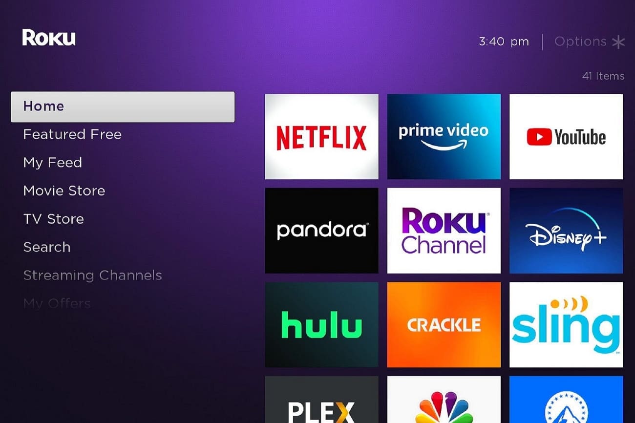 roku tv streaming service and site