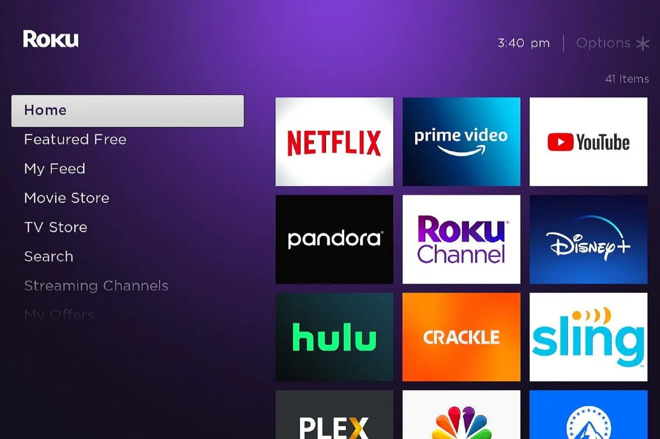 roku tv streaming service and site