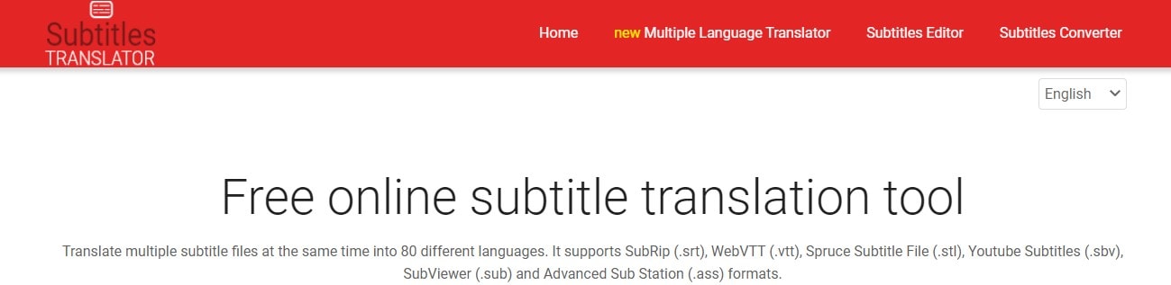 subtitle translator online subtitle translation tool