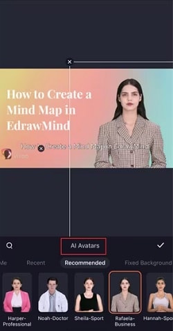 page of editing ai avatar in wondershare virbo app