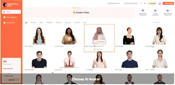 select ai avatar