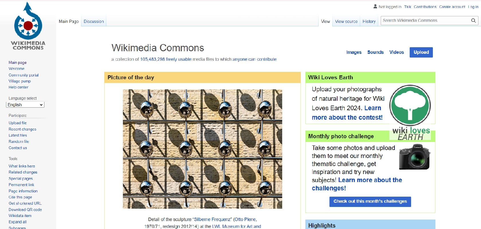 wikimedia commons photo website
