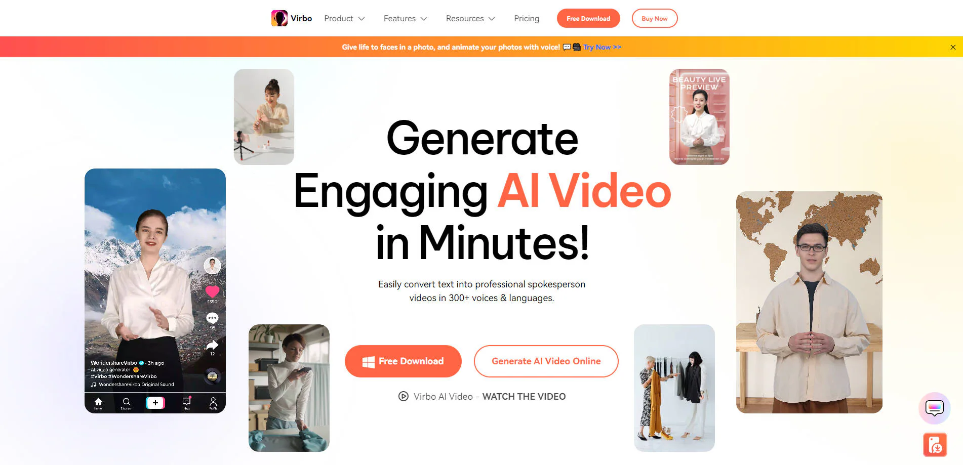 wondershare virbo templates