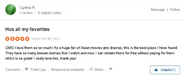 User Review of Asian Crush