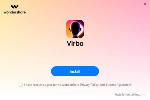 install virbo AI on your device