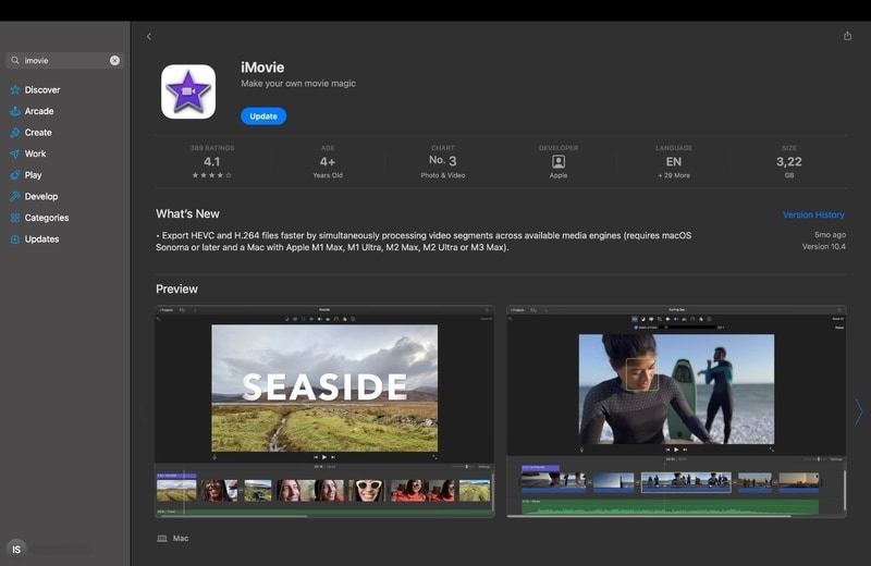 imovie video maker with templates on pc