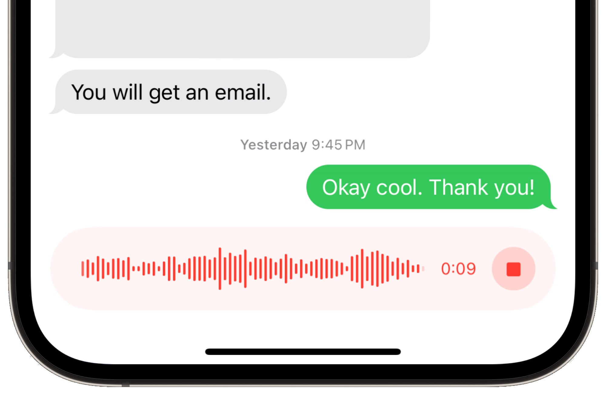 voice to text on iphone