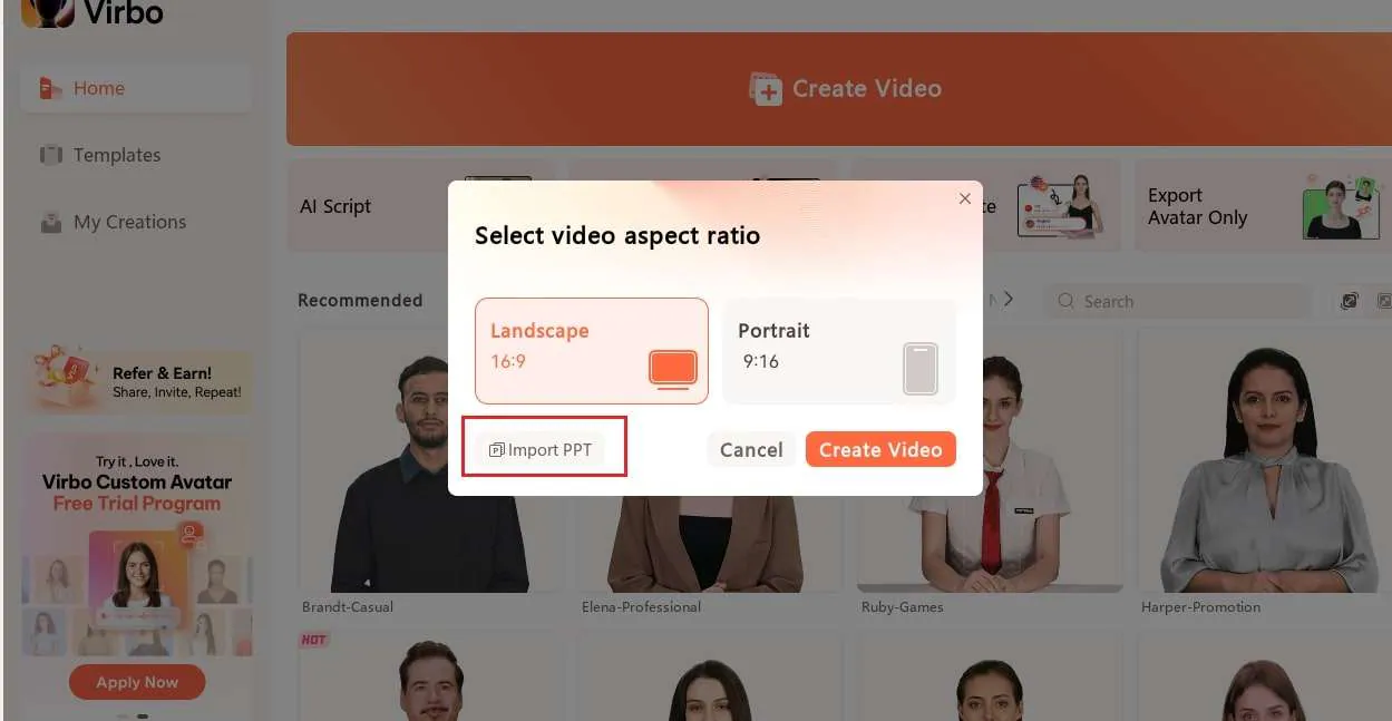 create video testimonials with wondershare virbo