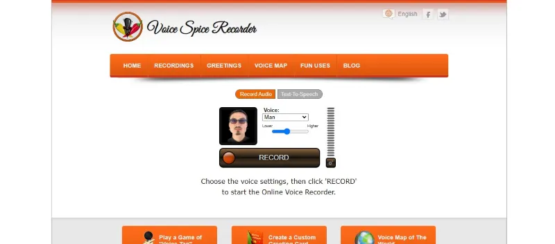 voice spice recorder voice changer online