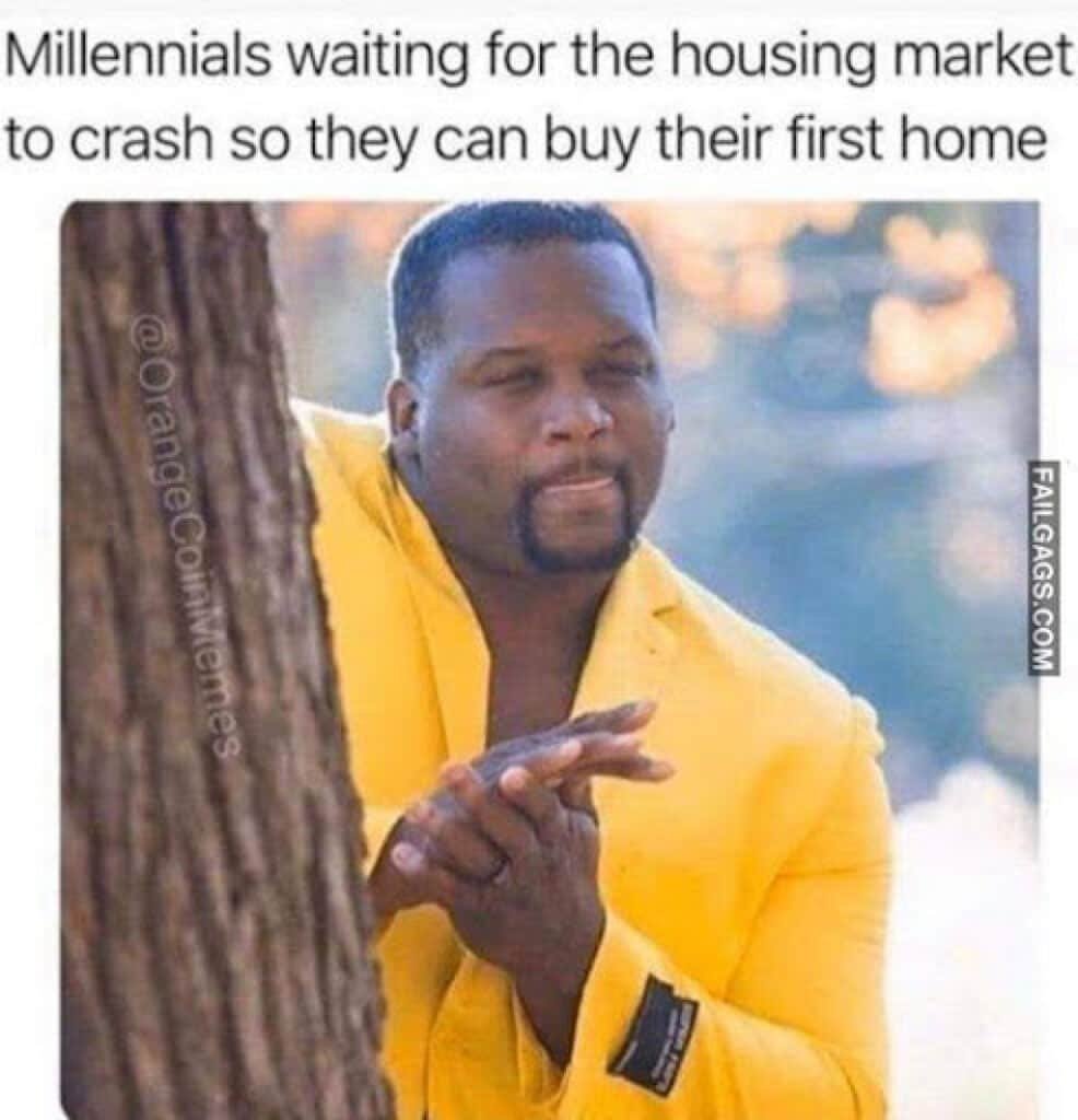 millennial housing market meme