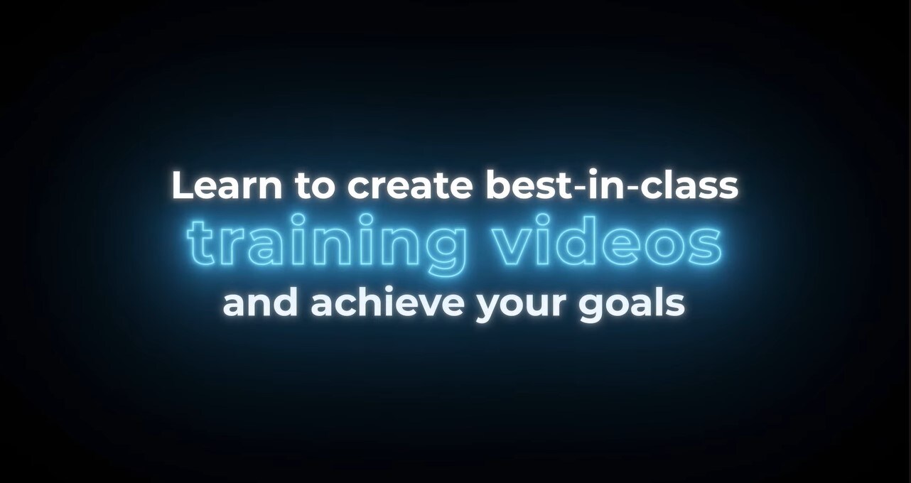 create AI training videos