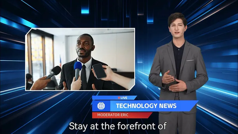 technology news template video