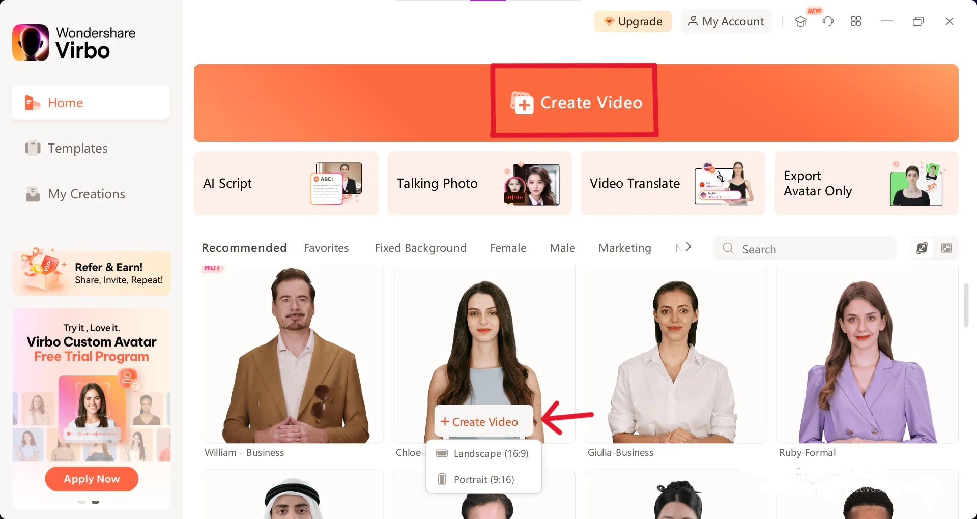 how to generate Spanish AI voice in virbo