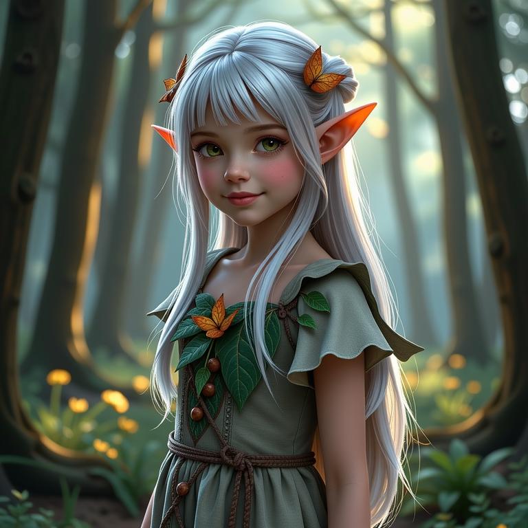 fantasy elf style ai girl