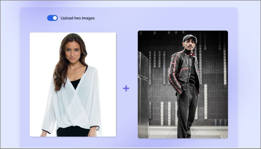 upload image to AI kiss creator