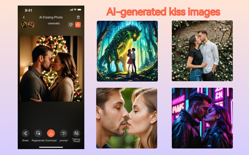 free ai kissing image generator