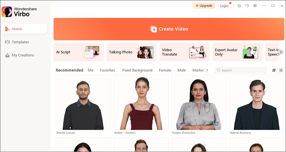 virbo ai ecommerce video maker avatars