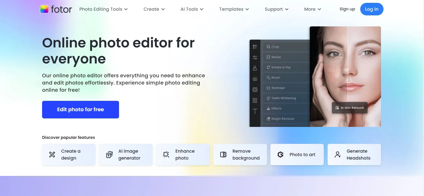 fotor homepage