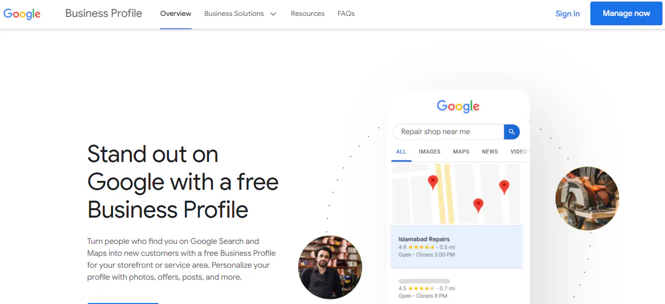  google business profile