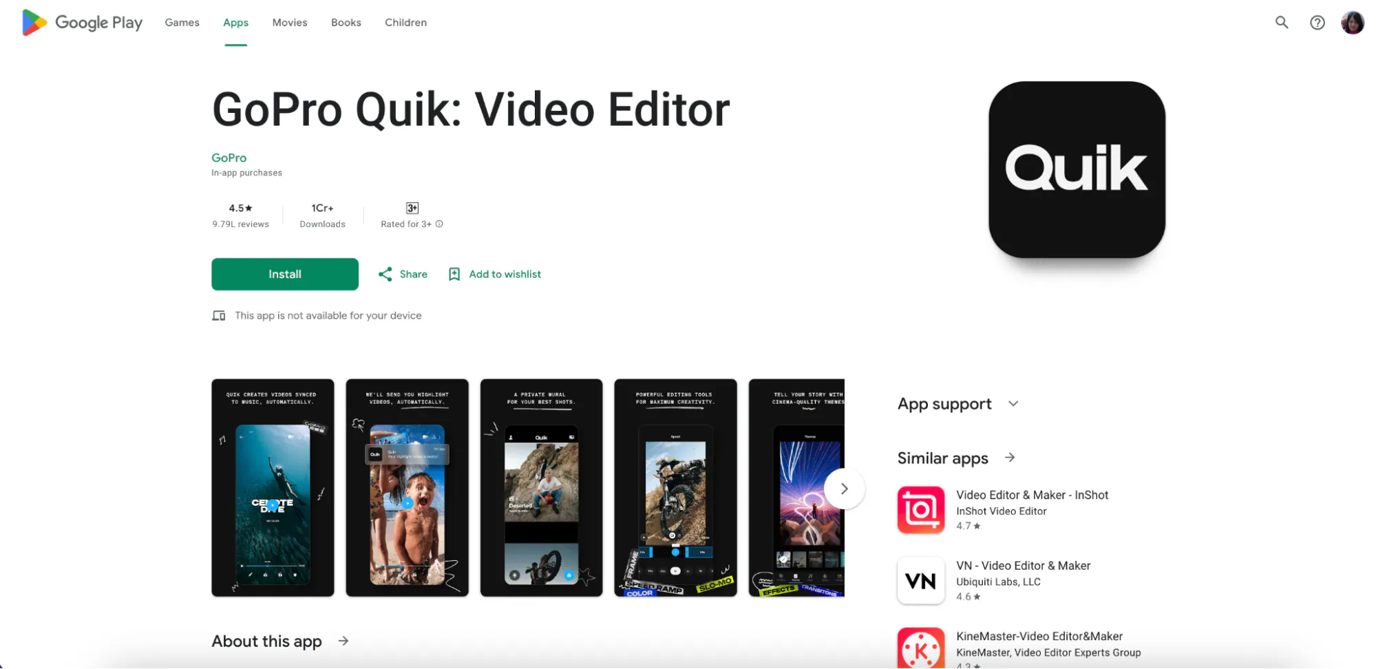 quik promo app