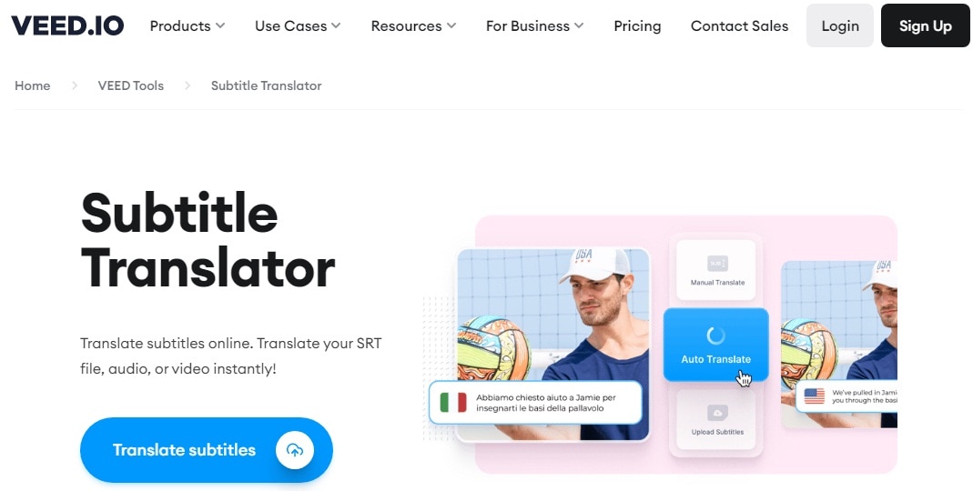  Veed AI subtitle translator
