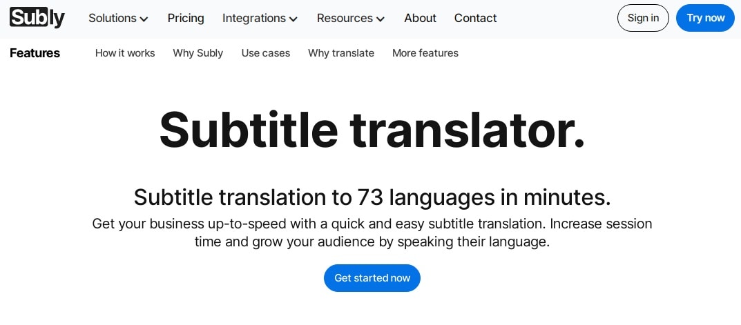  Subtly AI subtitle translator