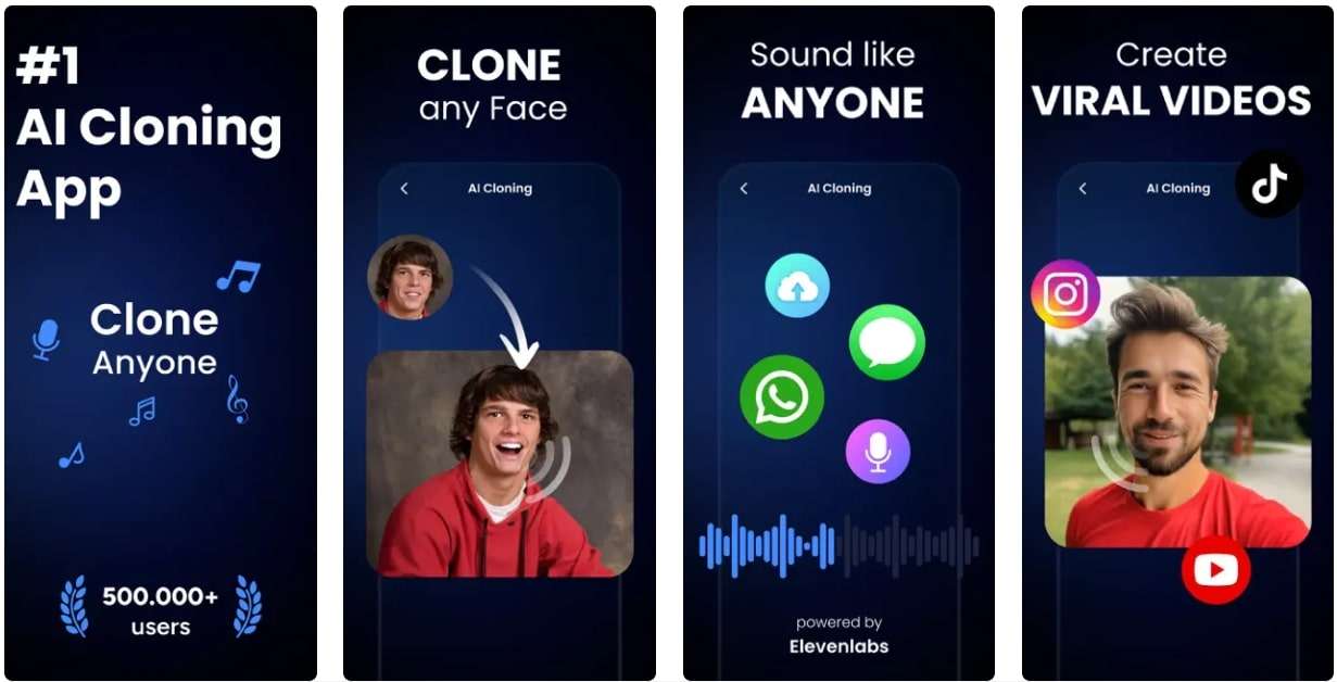 clony ai voice cloning app