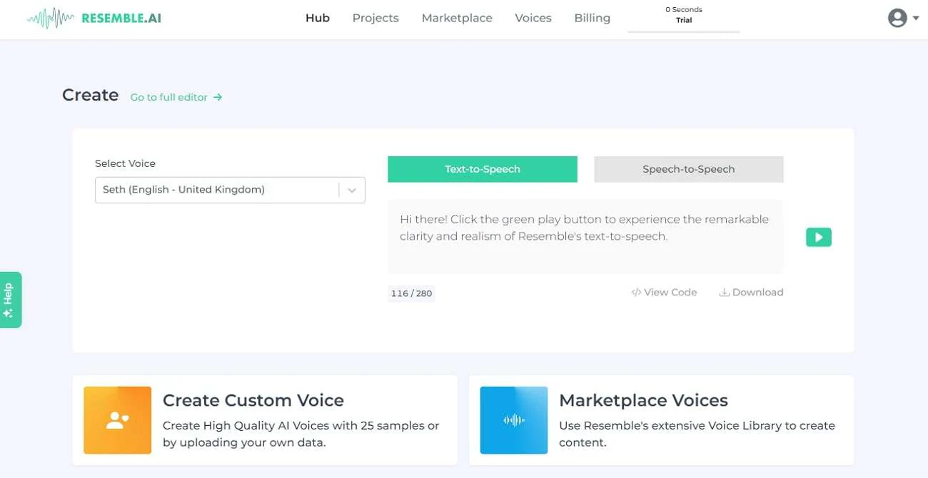 resemble ai voice cloning tool