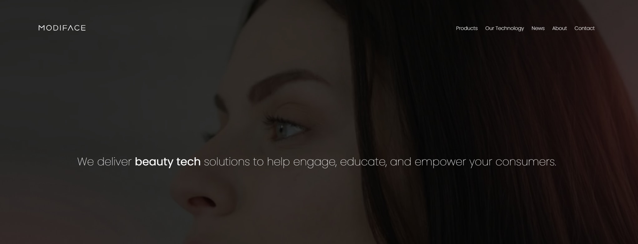 ModiFace homepage