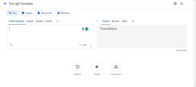 real time google translator
