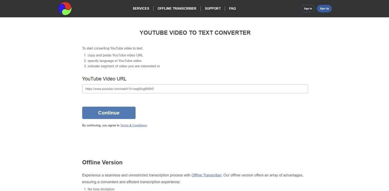 360converter video to text