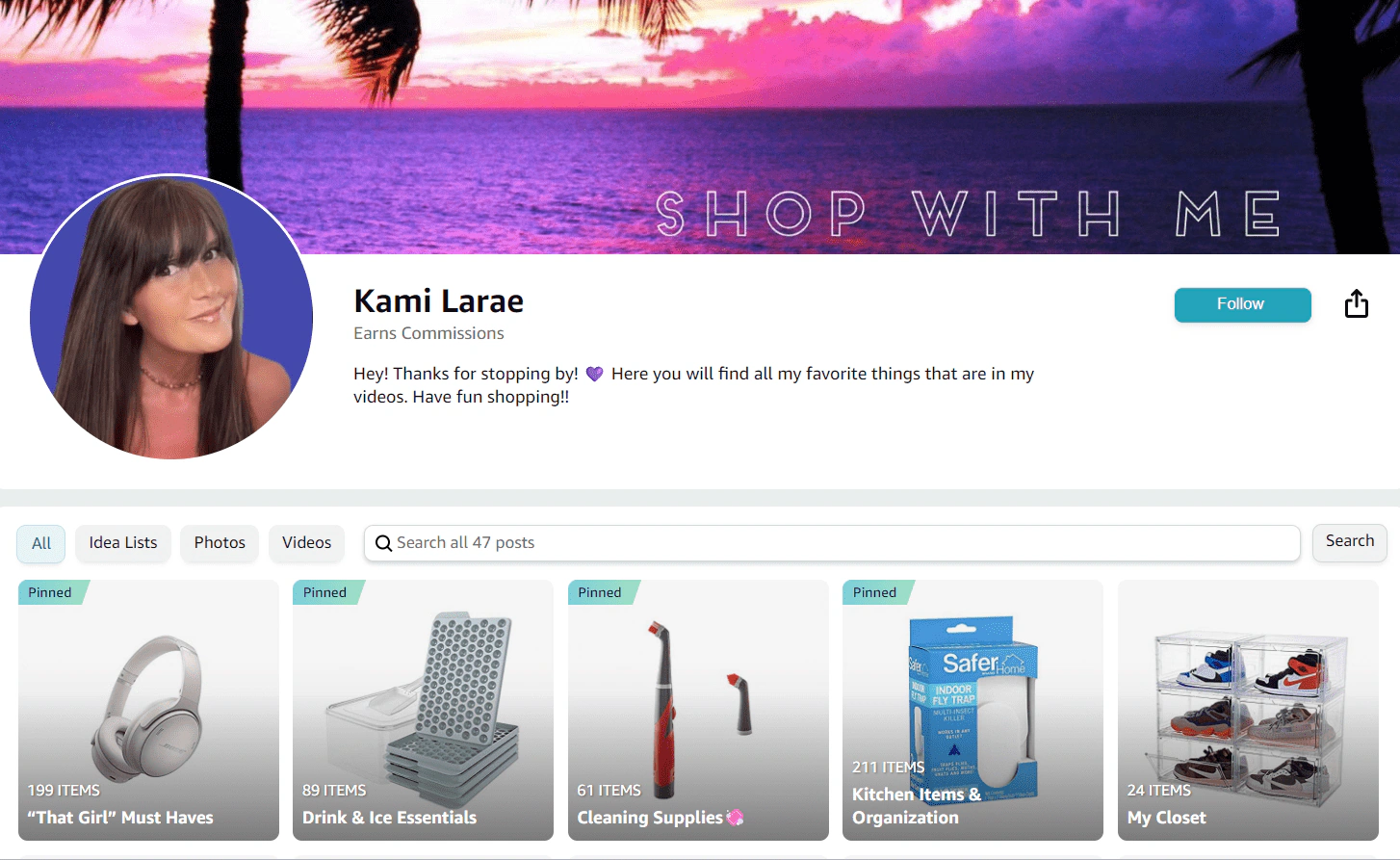 kami larae amazon tiktok storefront